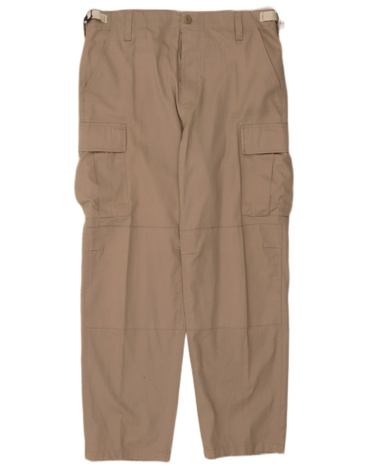 Pantalon Cargo Droit Vintage Homme W36 L29 Beige