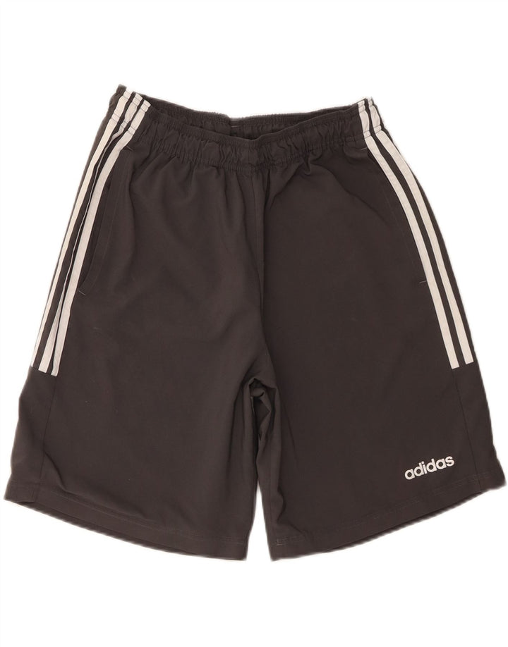 Adidas Short de sport pour homme en polyester noir moyen