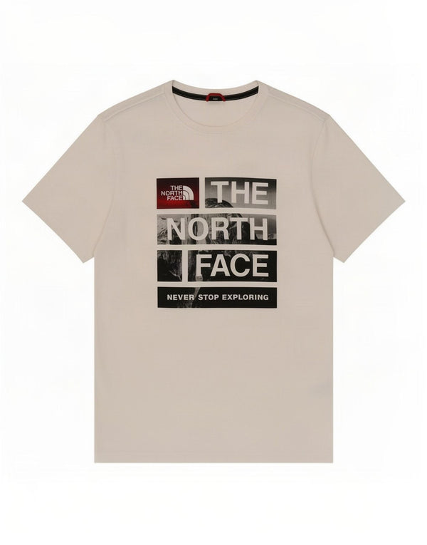 The North Face T-shirt graphique pour homme en coton blanc moyen