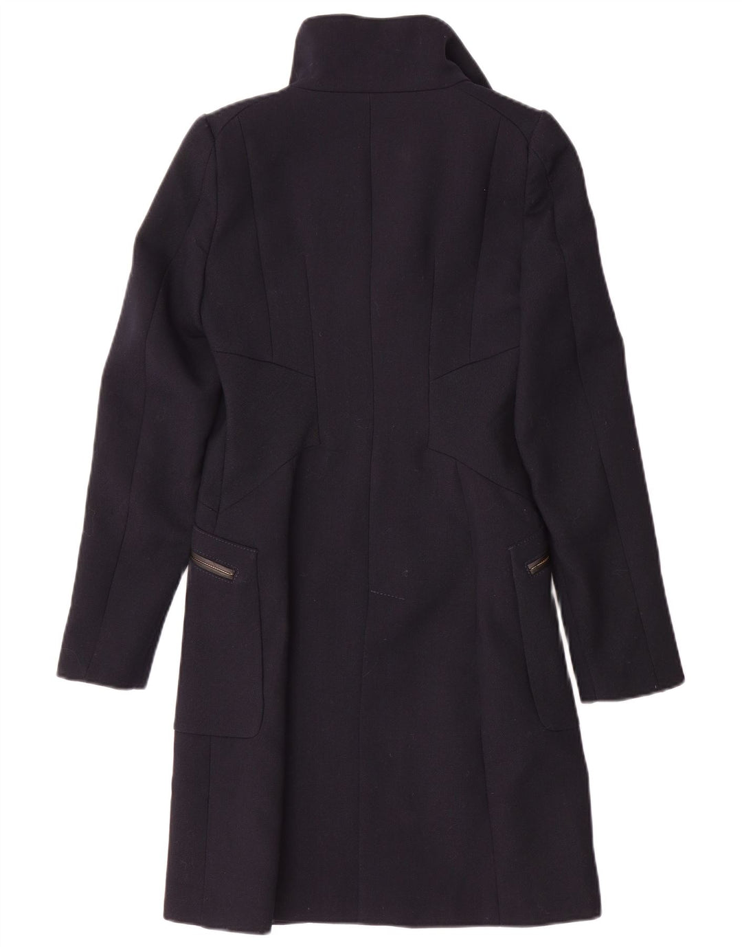Zara Femme Pardessus UK 6 XS Bleu Marine