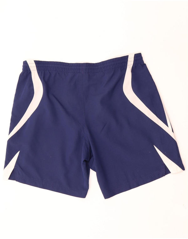 Adidas Short de sport pour homme Large en polyester color block bleu marine