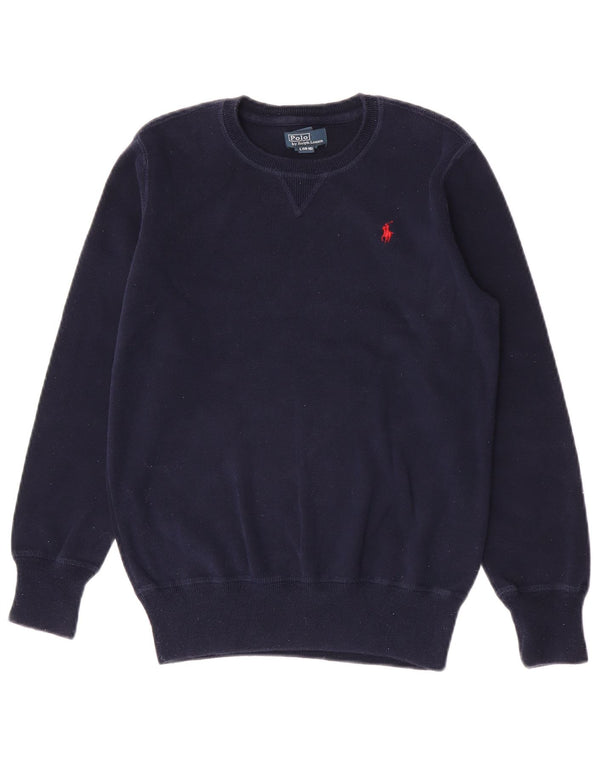 Polo Ralph Lauren Sweat-Shirt Garçon 14-15 Ans Grand Bleu Marine Coton