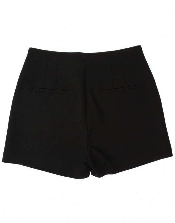 Zara Short Chino Femme Moyen W28 Noir Polyester