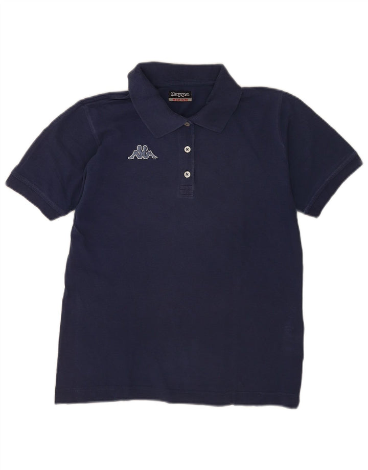 Kappa Polo Femme UK 12 Coton Bleu Marine Moyen