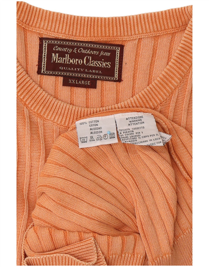 MARLBORO CLASSICS Débardeur Homme 2XL Orange Coton