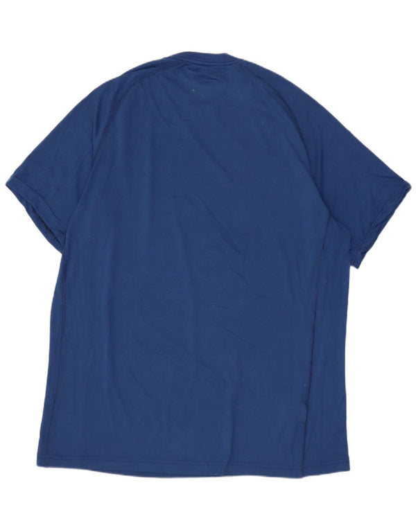 EDDIE BAUER T-Shirt Homme Haut Large Bleu Polyester