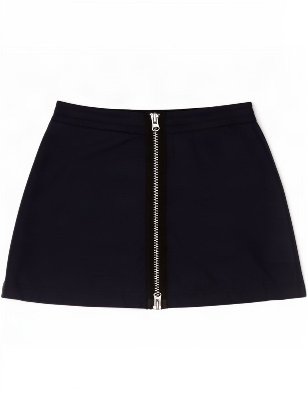 Mini Jupe Femme Zara Medium W28 Bleu Marine Polyamide