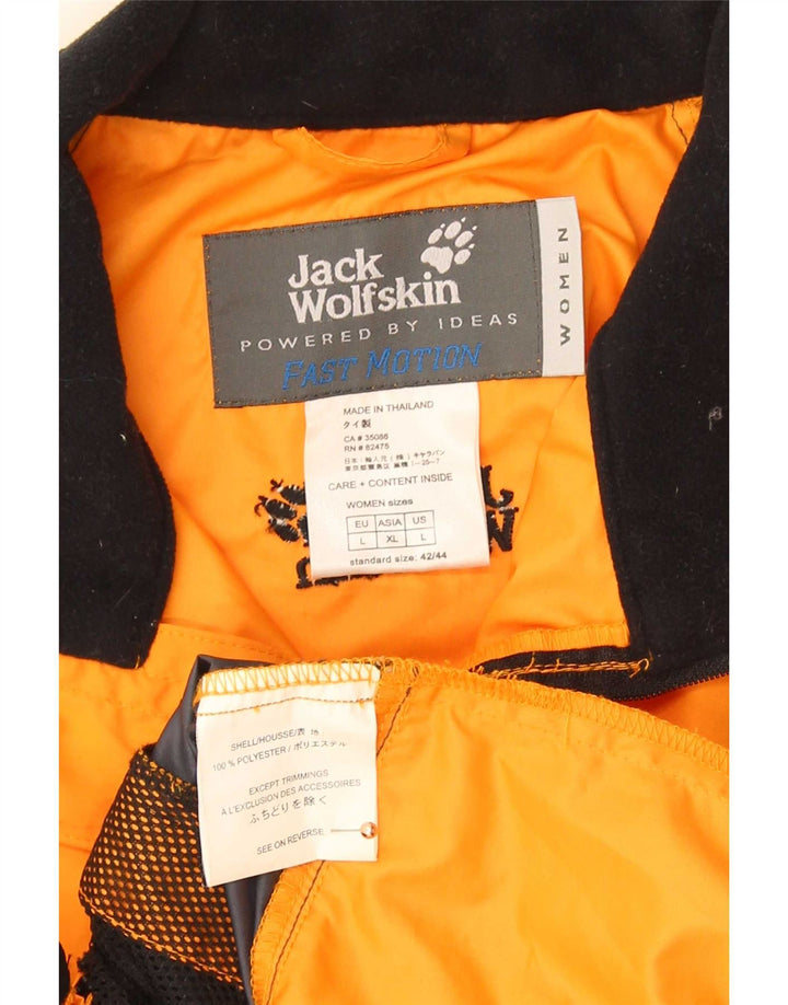 Jack Wolfskin Gilet Homme UK 40 Large Orange Colorblock Polyester