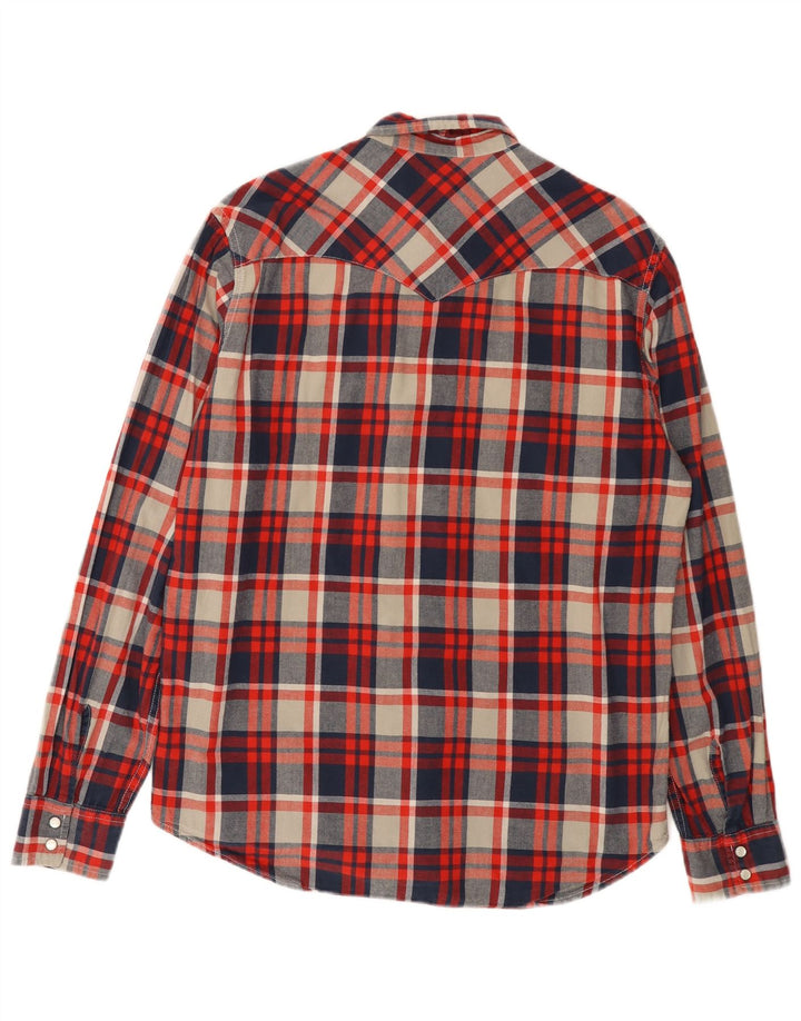 LEVI'S Chemise Flanelle Homme Grand Carreau Rouge Coton