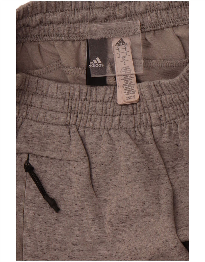 ADIDAS Pantalon de Survêtement Homme Petit Gris Moucheté Coton