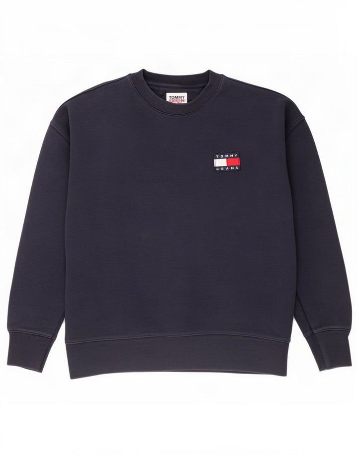 Tommy Hilfiger Sweat-Shirt Homme Bleu Marine Moyen Coton