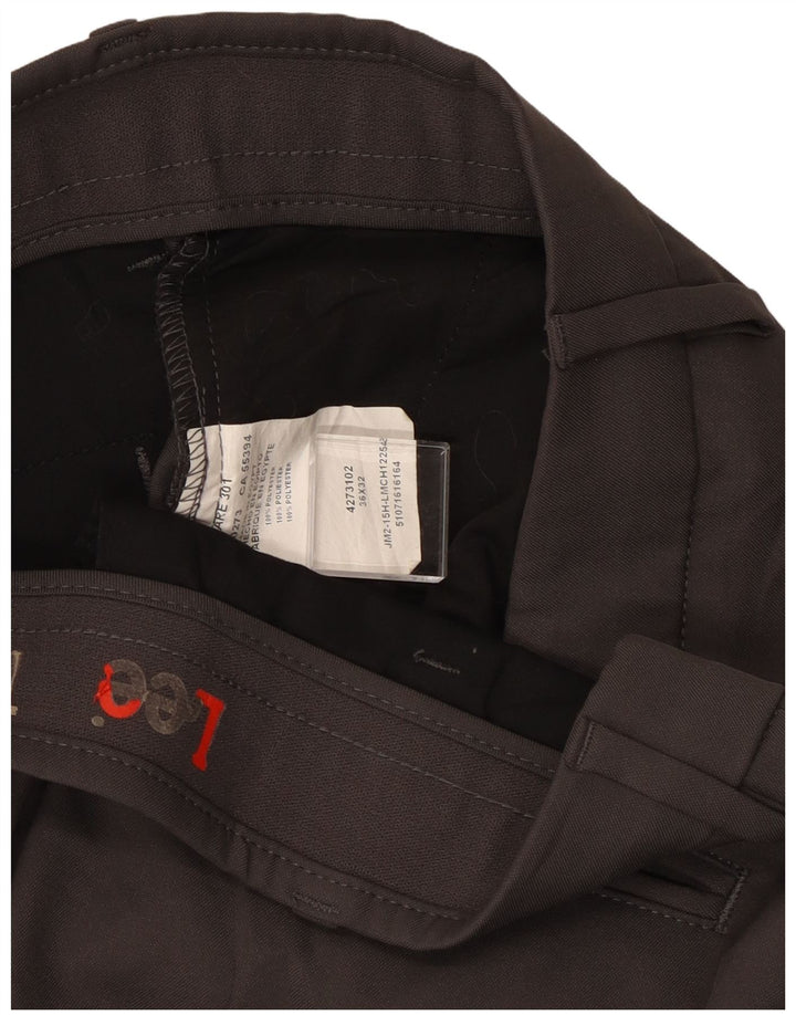 LEE Pantalon Chino Droit Voyage Homme W36 L32 Gris Polyester