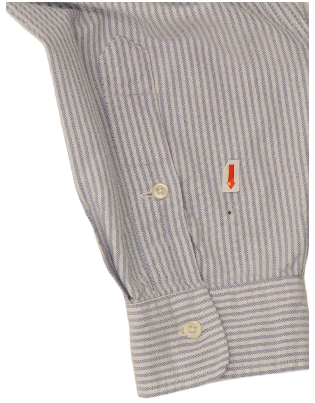 RALPH LAUREN Mens Yarmouth Shirt Size 17 XL Blue Pinstripe Cotton