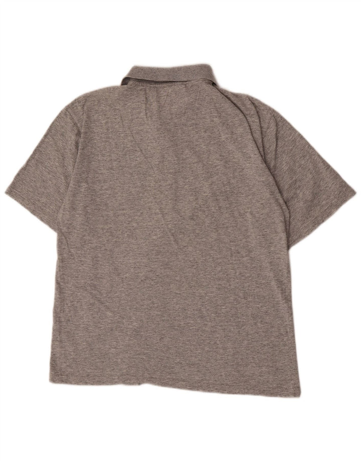 Reebok Polo Homme Petit Gris Moucheté