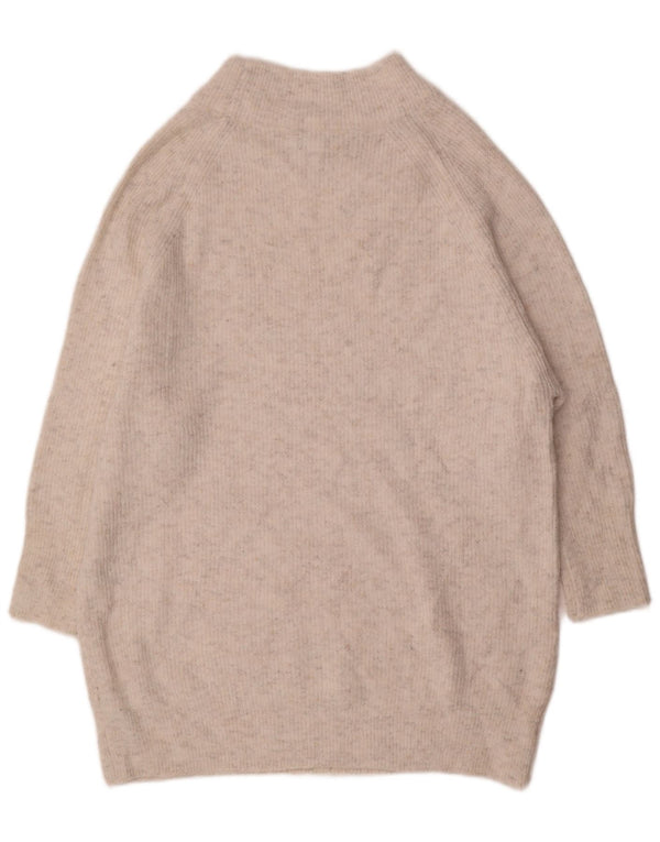 Topshop Robe pull pour femme UK 10 Petit Blanc Polyester