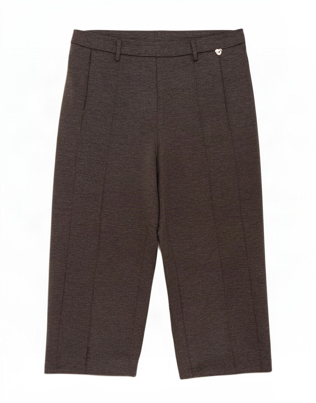 Twinset Pantalon Capri Femme W32 L22 Gris
