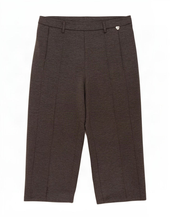 Twinset Pantalon Capri Femme W32 L22 Gris