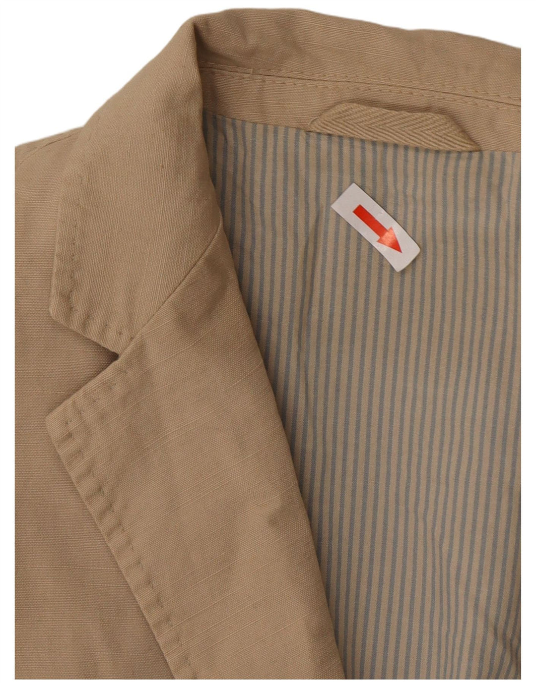 Massimo Dutti Veste Blazer 2 Boutons Homme EU 48 Coton Beige Moyen