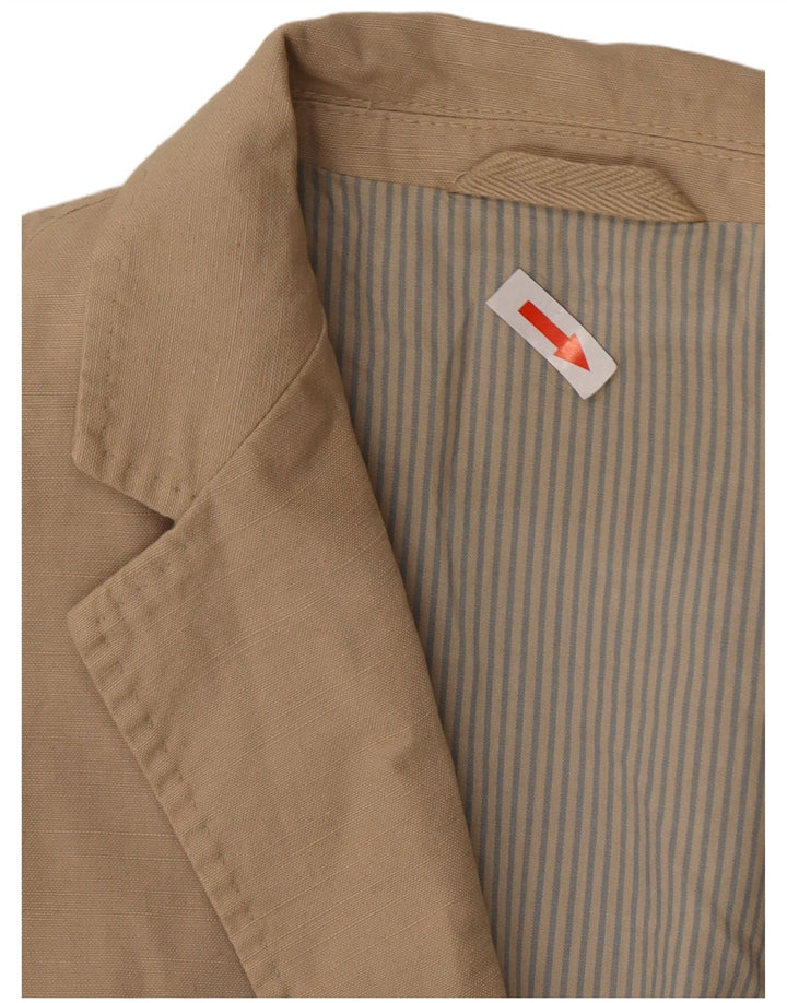 Massimo Dutti Veste Blazer 2 Boutons Homme EU 48 Coton Beige Moyen