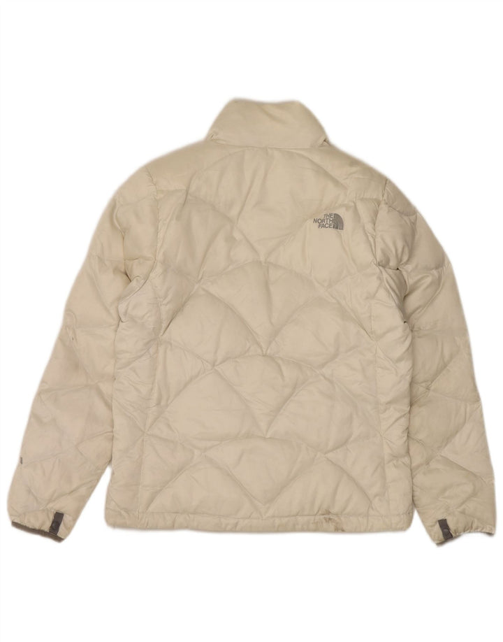 The North Face Veste rembourrée pour femme UK 16 Large Off White Nylon
