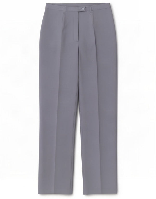 Benetton Pantalon décontracté taille haute pour femme IT 44 Medium W28 L31 Bleu