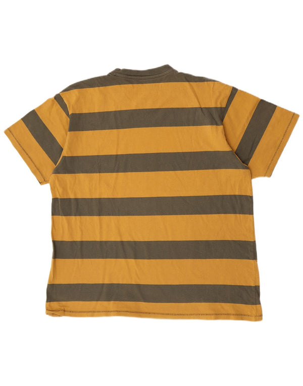 Levi's T-Shirt Homme Large Rayé Jaune