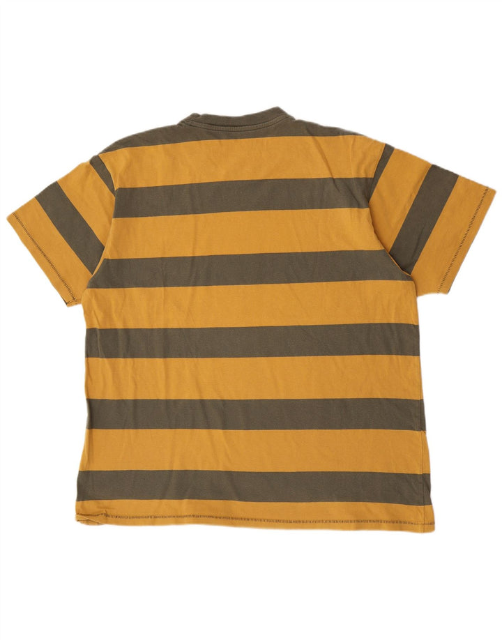 Levi's T-Shirt Homme Large Rayé Jaune