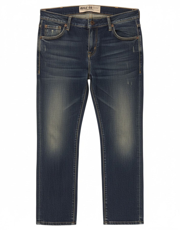 Rifle Jean court homme W30 L25 bleu marine coton