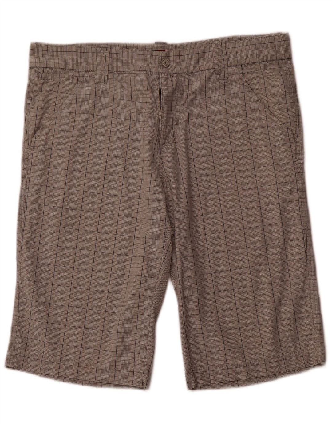 O'Neill Short Chino Homme W31 Coton à Carreaux Gris Moyen