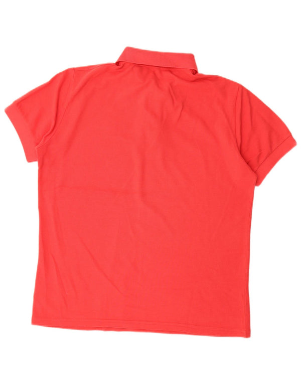 Benetton Polo Garçon 13-14 ans 3XL Rouge Coton