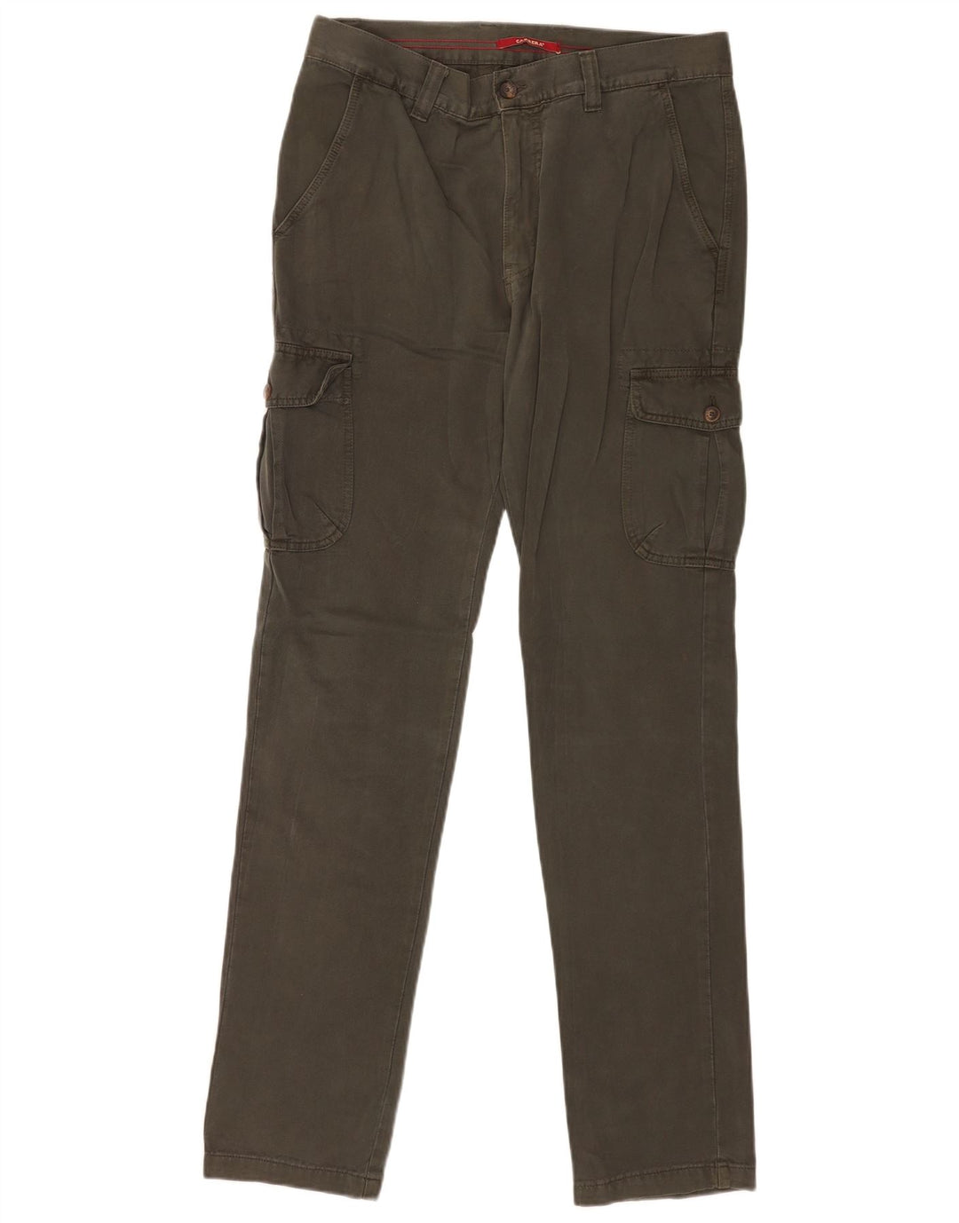Carrera Pantalon Cargo Regular W31 L33 Homme Vert Coton