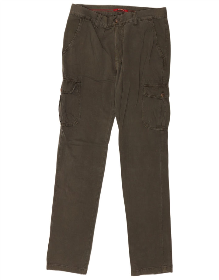 Carrera Pantalon Cargo Regular W31 L33 Homme Vert Coton