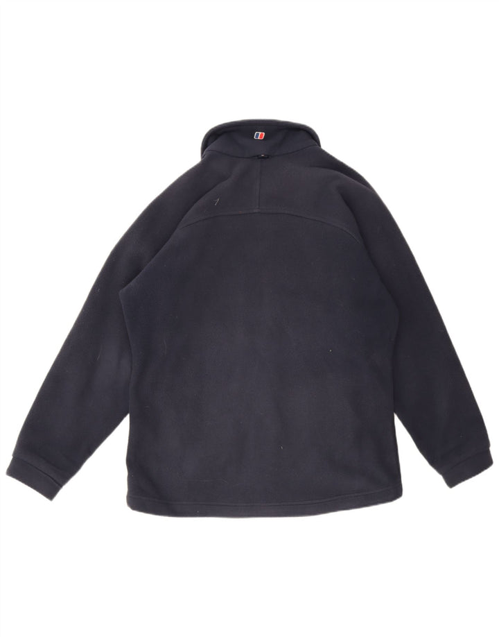 Berghaus Veste Polaire Doublure Femme UK 14 Large Bleu Marine Polyester