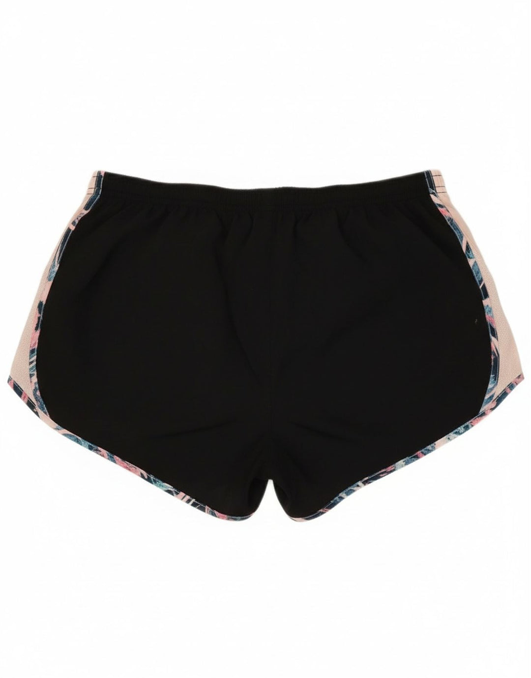 Nike Short de sport Dri Fit pour femme UK 14 Large Noir Colorblock Polyester