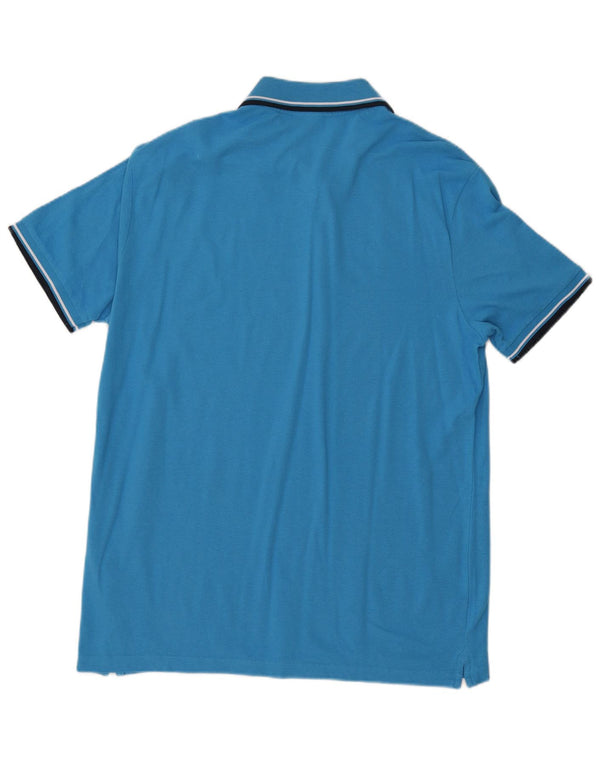 DIADORA Polo Homme 2XL Bleu Coton