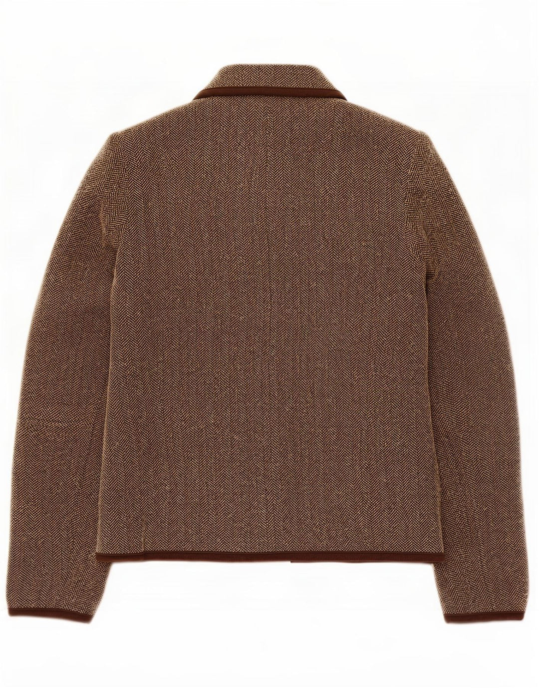 Marks & Spencer Veste blazer pour femme UK 10 Petit chevron marron