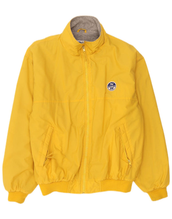 North Sails Veste Bomber Homme UK 40 Large Jaune