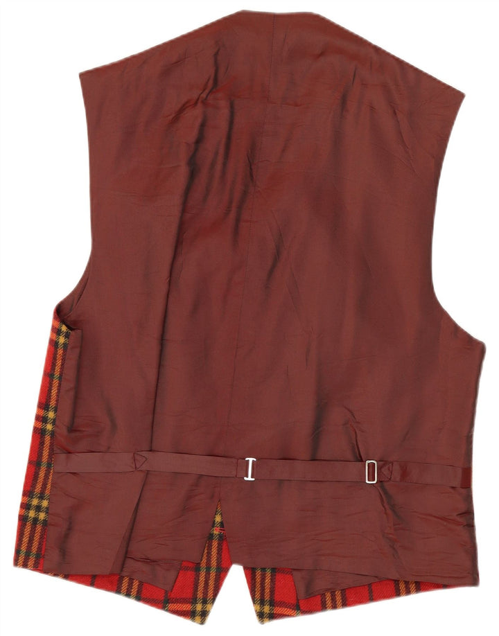 Via Ardigo Gilet Homme Petit Carreau Rouge