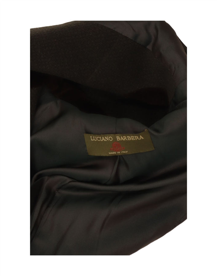 Luciano Barbera Veste Blazer 4 Boutons Femme IT 44 Angora Vert Moyen