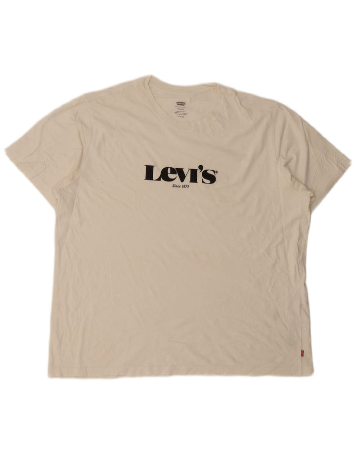 Levi's T-Shirt Relaxed Graphic Homme Blanc XL Coton