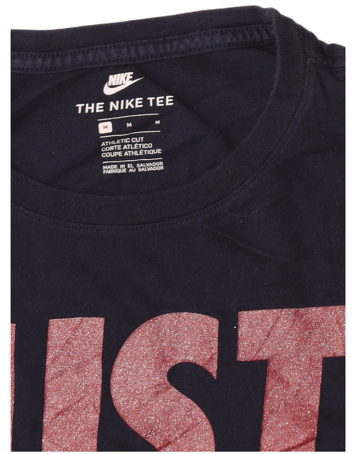 Nike Homme Athletic Cut Graphic T-Shirt Haut Bleu Marine Moyen
