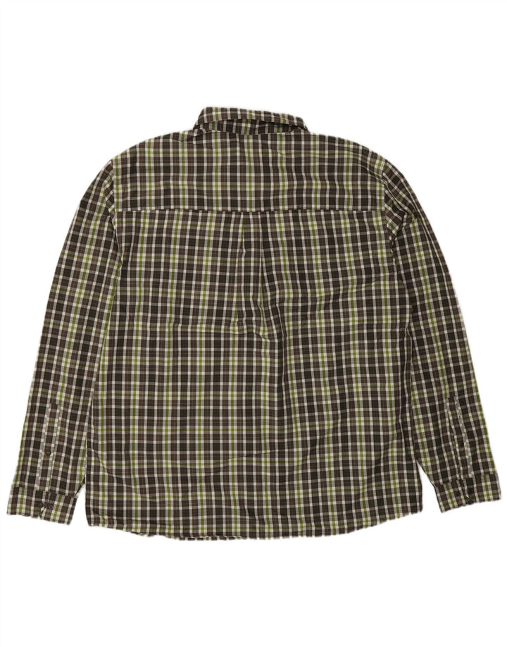 Rohan Chemise Homme Grand Carreau Vert Polyester