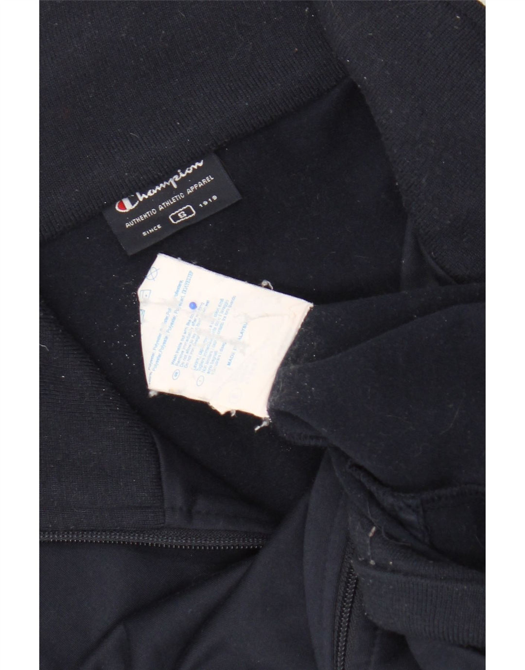 Champion Veste de survêtement pour homme Petit Bleu Marine Colorblock Polyester