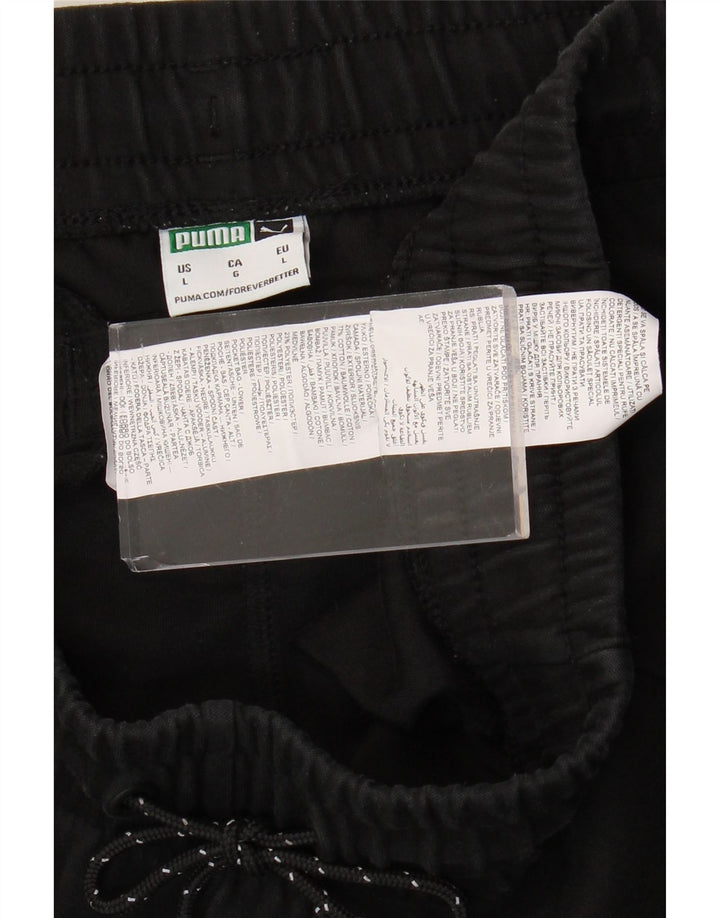 PUMA Pantalon de survêtement pour homme en coton noir Taille L