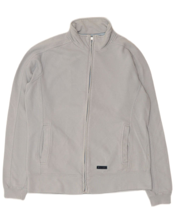 Champion Veste de survêtement pour femme UK 10 Small Bleu Coton
