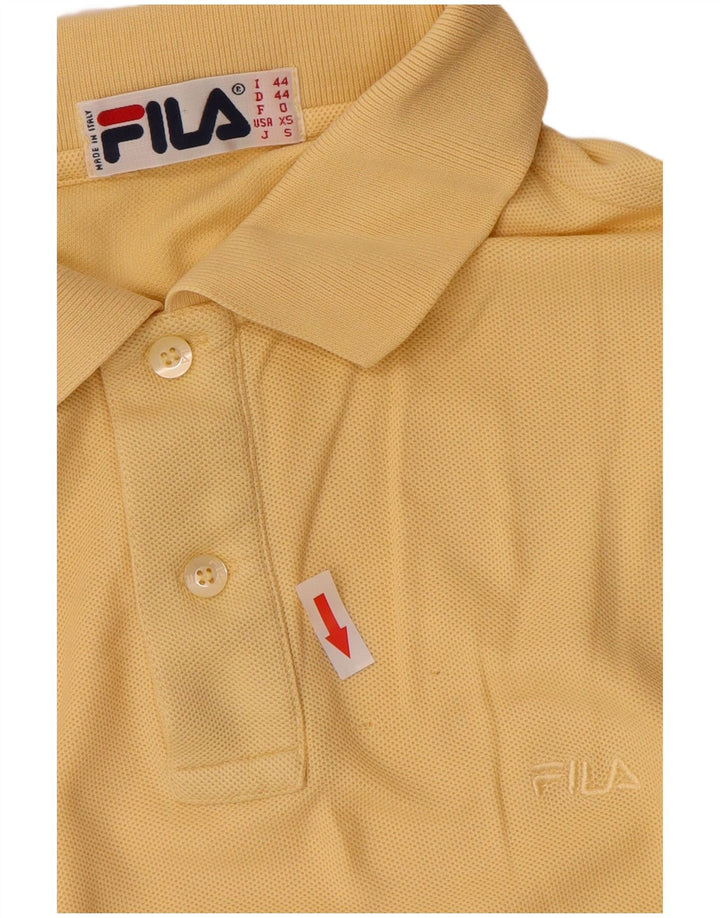 Fila Polo Homme XS Jaune