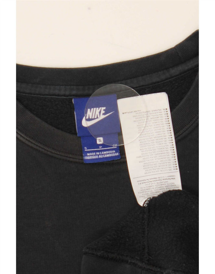 Nike Sweat-shirt pour homme en coton noir Taille S