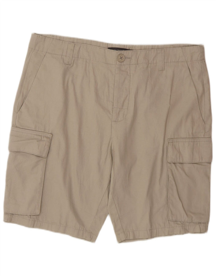French Connection Short Cargo Homme Large W36 Coton Beige