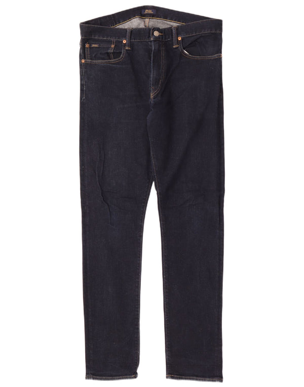 Ralph Lauren Jean skinny homme W33 L34 bleu marine coton
