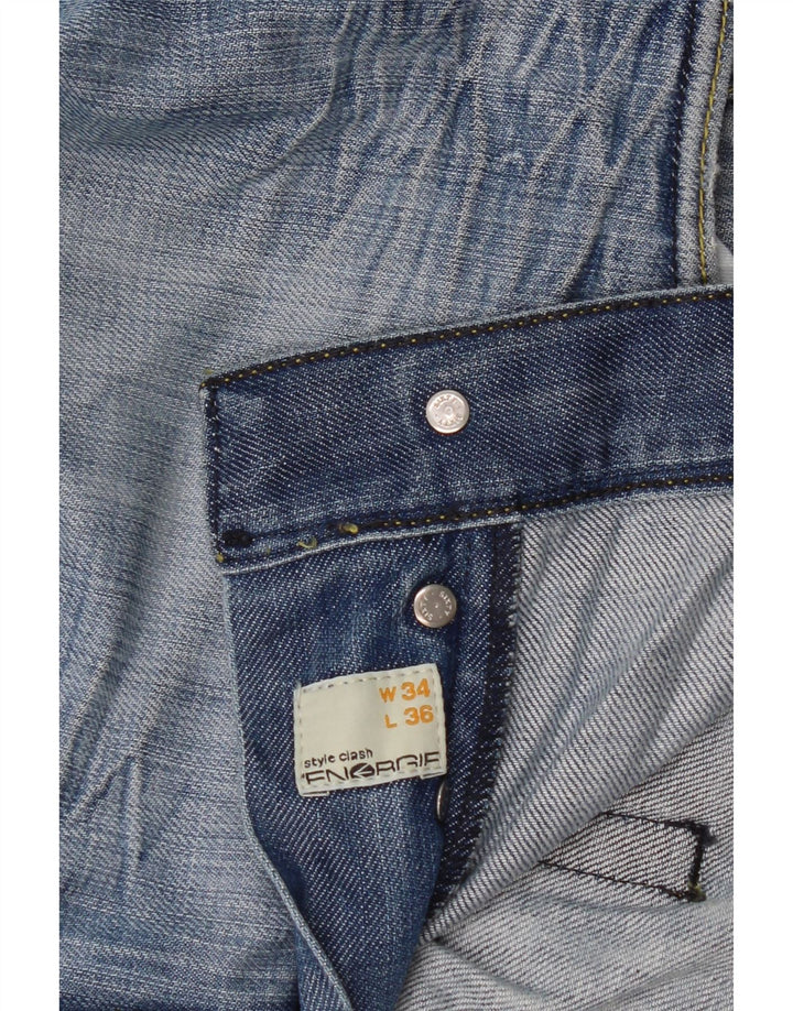 Energie Jean droit vieilli homme W34 L36 coton bleu